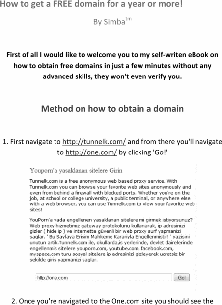 Product picture How To Get Unlimited Free Domain Names In Less Then 10!!!